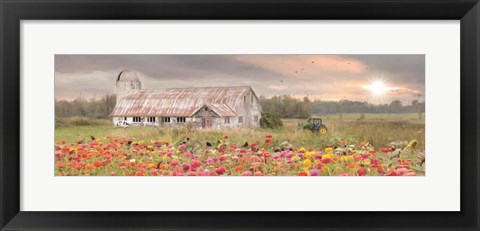 Framed Vermont Country Morning Print