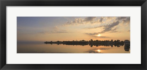 Framed French Bay Sunrise Print