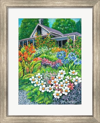 Framed My Lovely Garden Print