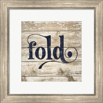 Framed Fold Print