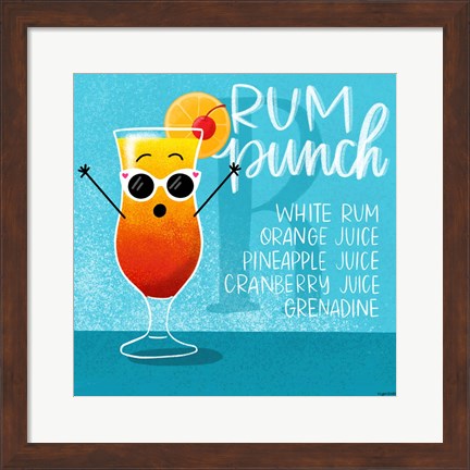 Framed Rum Punch Print