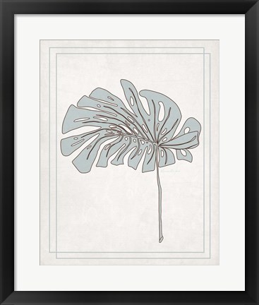 Framed Tropical Monstera IV Print