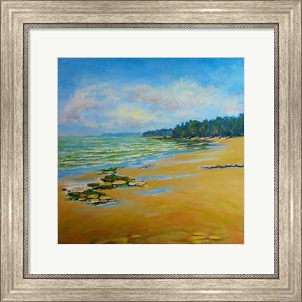 Framed Sand Cove Bay Print
