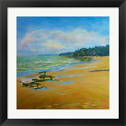 Framed Sand Cove Bay Print