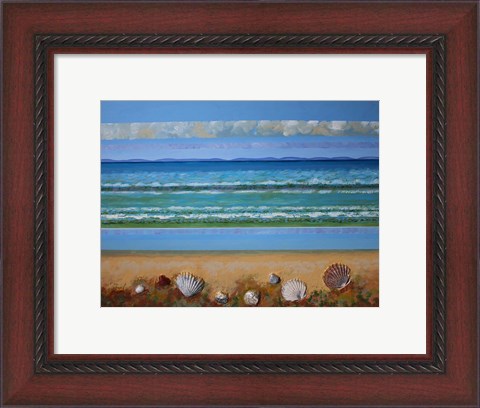 Framed Shell Abstract Print