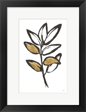 Framed Leafed IX Print