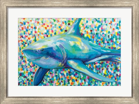 Framed Chatham Shark Print