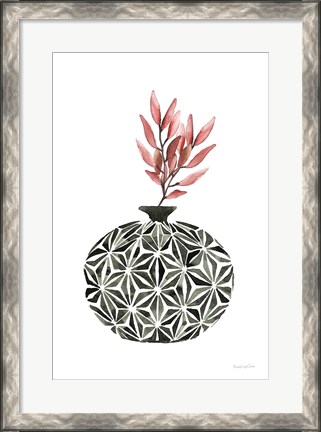 Framed Geometric Vases IV Print