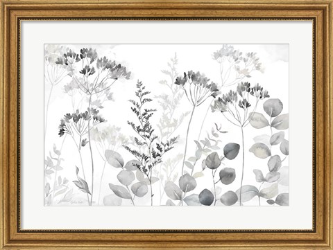 Framed Botanical Landscape neutral Print