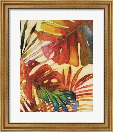 Framed Tropic Botanicals I Print