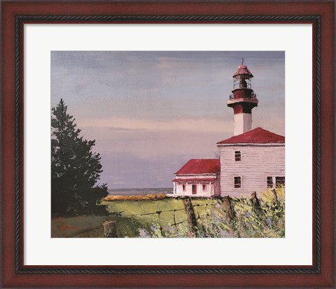 Framed Lighthouse Point Print