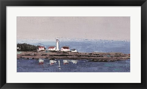 Framed Lighthouse View Print