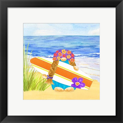 Framed Gnomes of Summer III Print