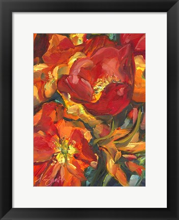 Framed Colorful Garden Print