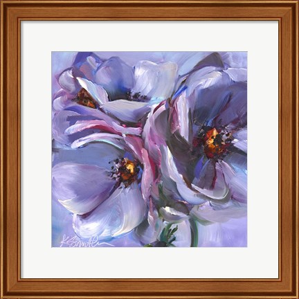 Framed Lavender Flowers Print