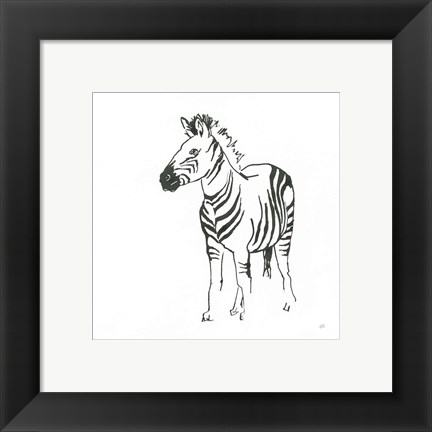 Framed African Animals VII Print