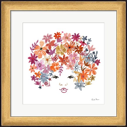 Framed Floral Beauties I Print