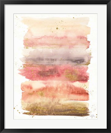 Framed Desert Blooms Abstract I Print