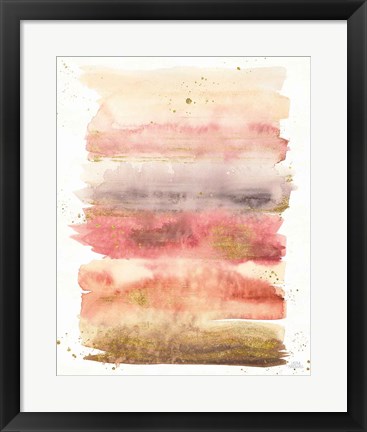 Framed Desert Blooms Abstract I Print