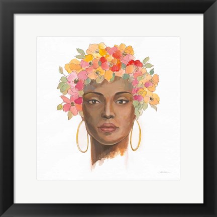 Framed International Woman II Print