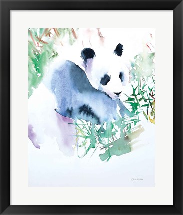 Framed Panda Print