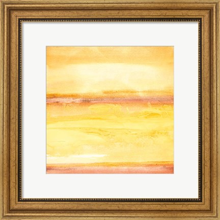 Framed Golden Sands III Print