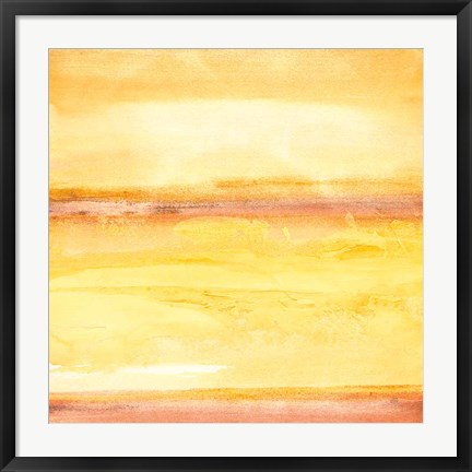 Framed Golden Sands III Print