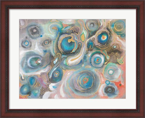 Framed Abstract Stones Print