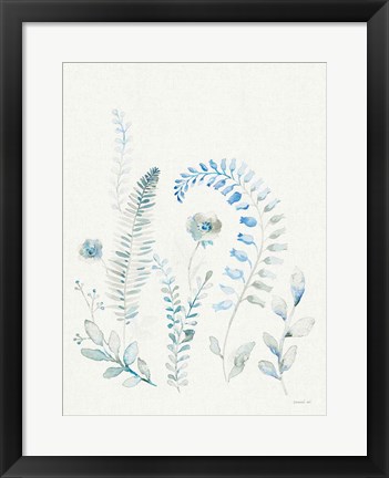 Framed Malmo Garden II Linen Print
