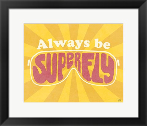 Framed Super Fly I Print