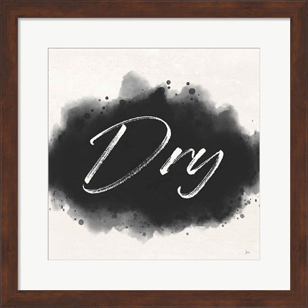 Framed Laundry Splash II Print