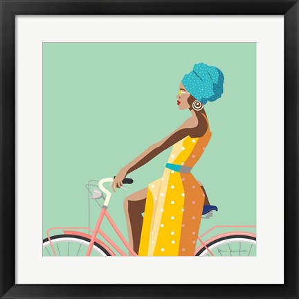 Framed Summer Girl II v2 Print