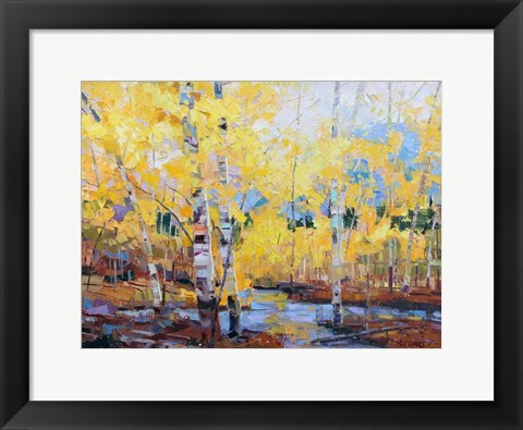 Framed Amarillo Autumn Print