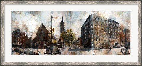 Framed 5th Avenue &amp; West 127th Street Print