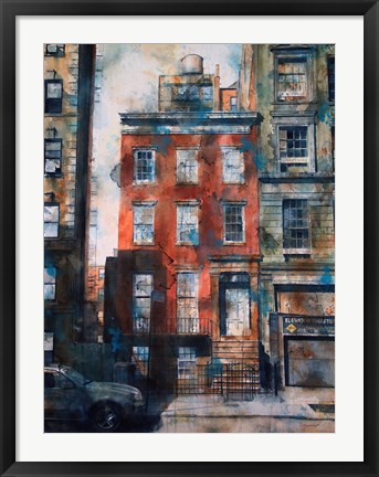 Framed Hold Out, 111 W. 13th Street Print