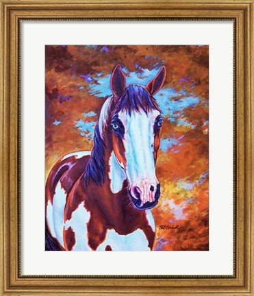 Framed Medicine Horse Print