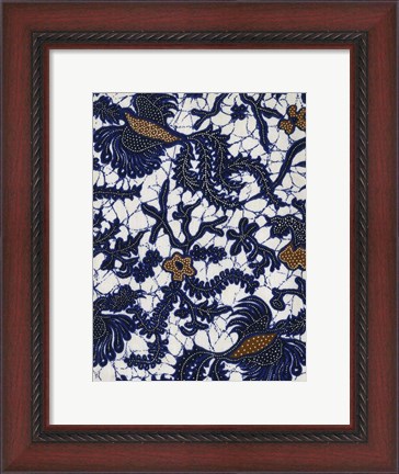 Framed Indonesian Batik I Print