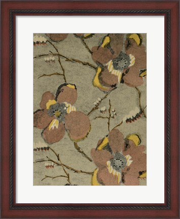 Framed Delicate Deco Pattern II Print