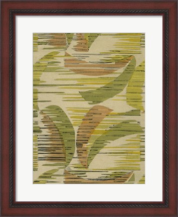 Framed Delicate Deco Pattern VII Print