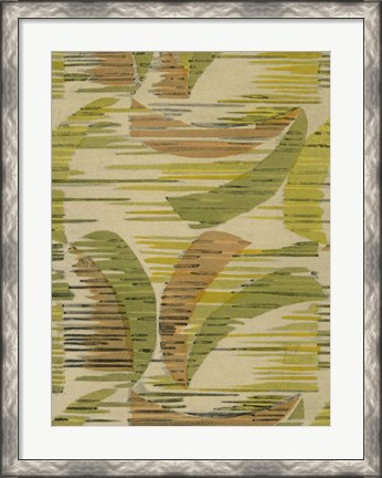 Framed Delicate Deco Pattern VII Print