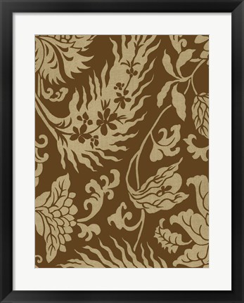 Framed Japanese Patterns III Print