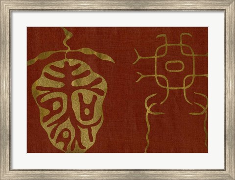 Framed Japanese Symbols II Print
