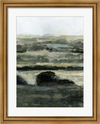 Framed Distant Ribbons II Print