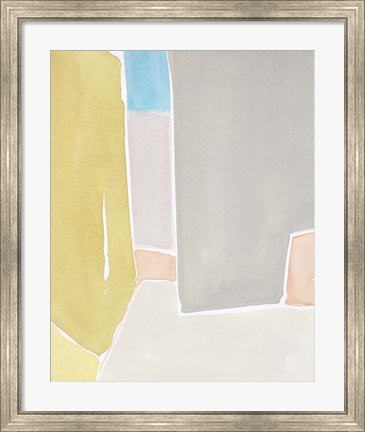 Framed Pastels to the Sea II Print