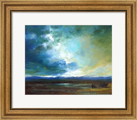 Framed Pacific Skyscape Print