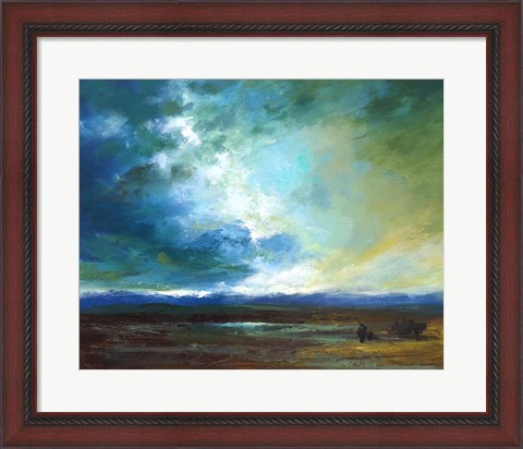 Framed Pacific Skyscape Print