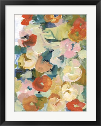 Framed Country Flowers II Print