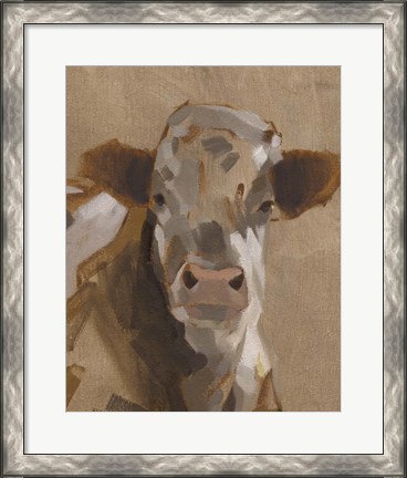 Framed East End Cattle II Print