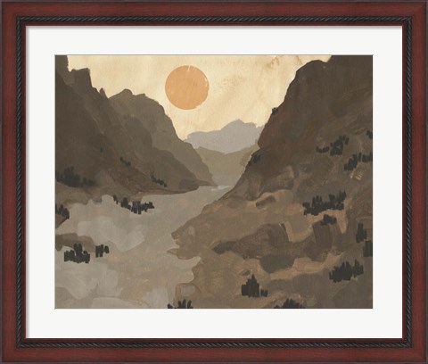 Framed Thunder Rock II Print