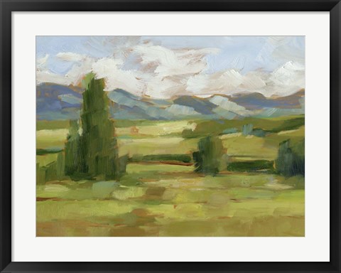 Framed Tuscan Vista I Print